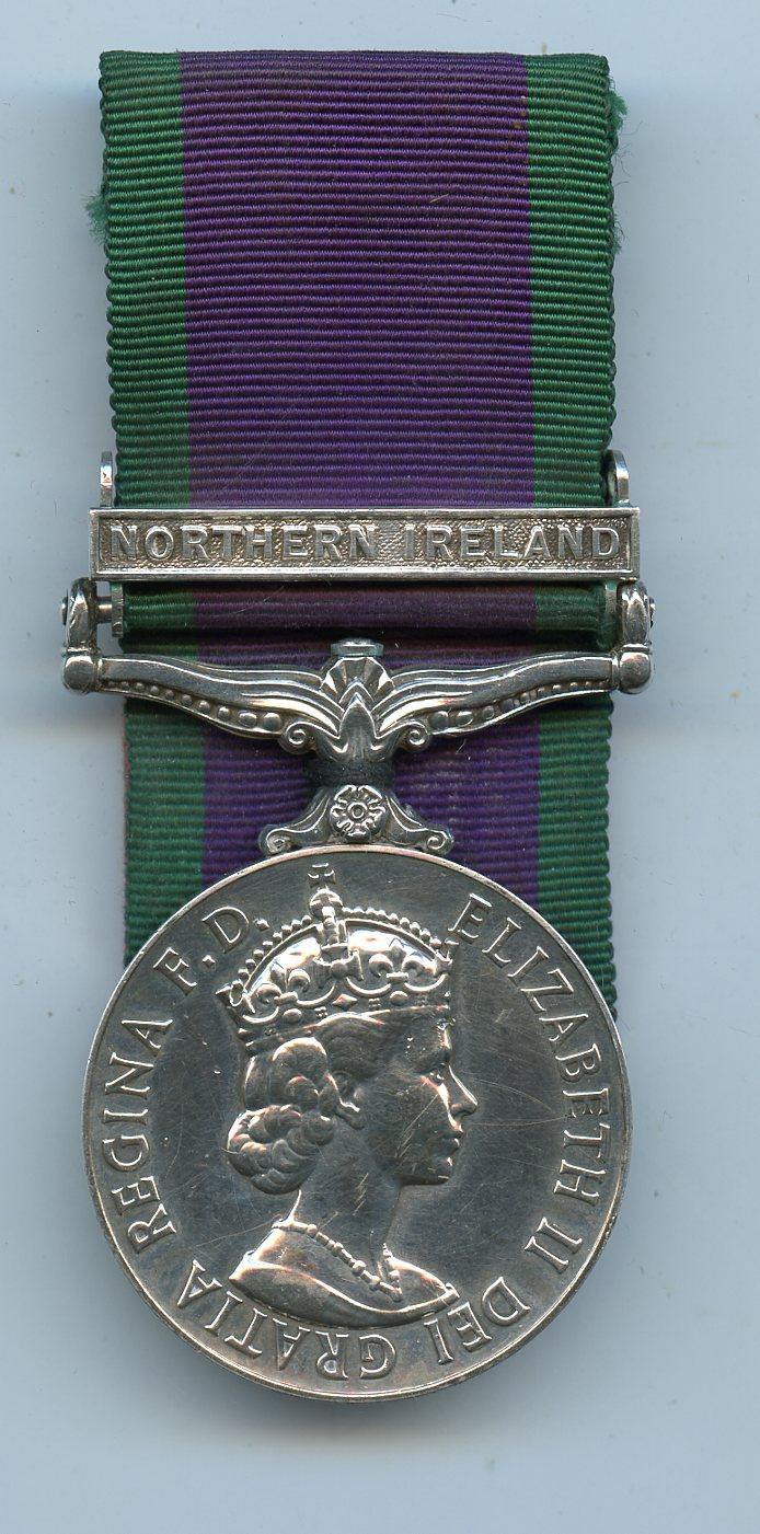 Campaign Service Medal 1962 1 Clasp Northern Ireland To Guardsman, Coldstream  Guard