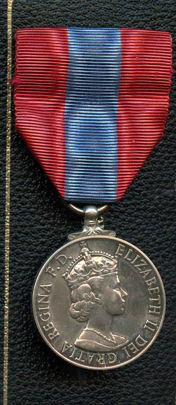 Imperial Service Medal  Queen Elizabeth II Sidney George Roberts