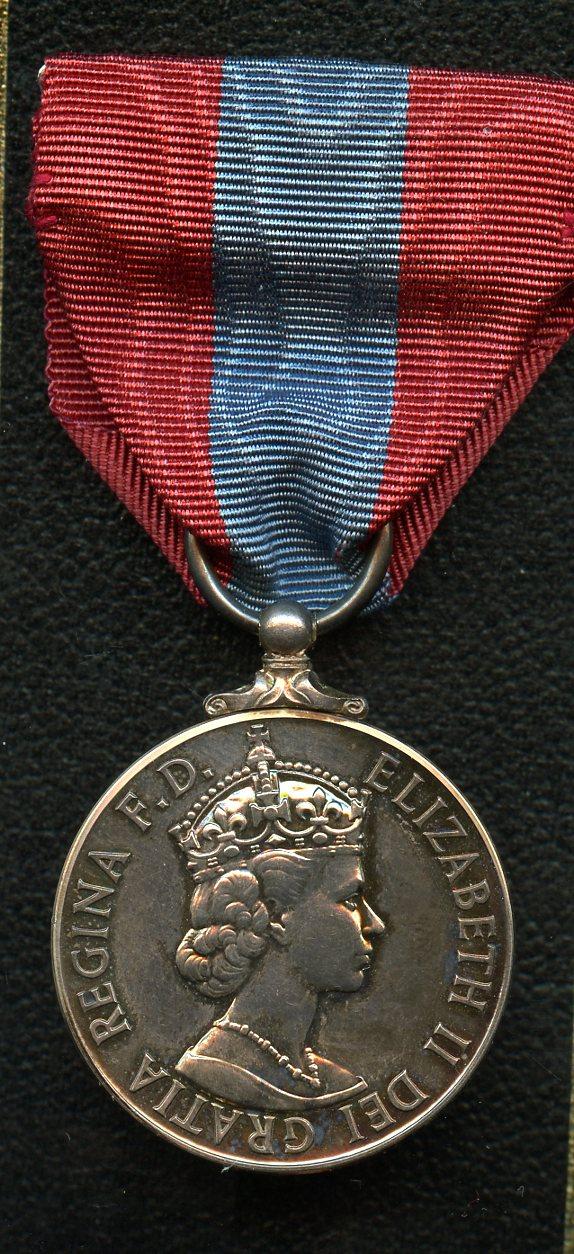 Imperial Service Medal  Queen Elizabeth II Cecil Terry