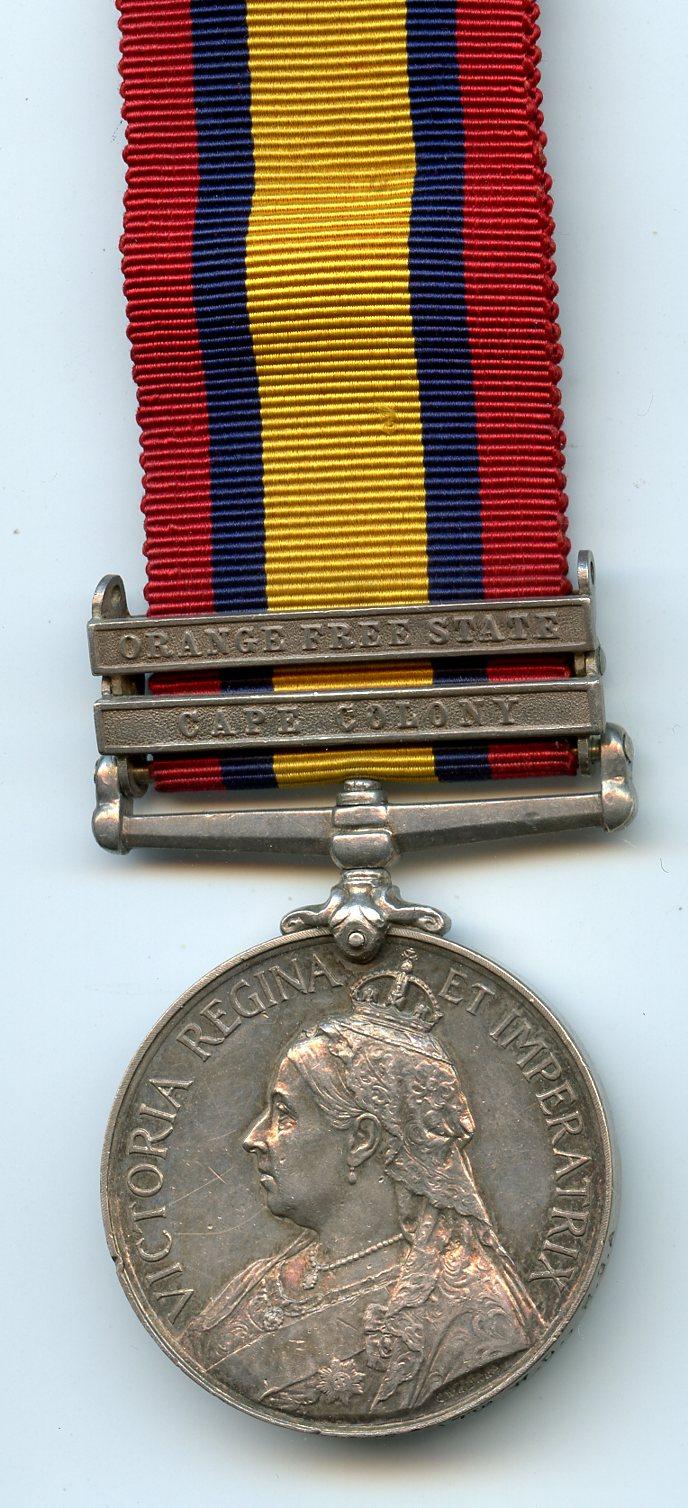 Queens South Africa Medal 1899-1902 To Pte Alex Martin, 17th Company Western Division Royal Garrison Artillery