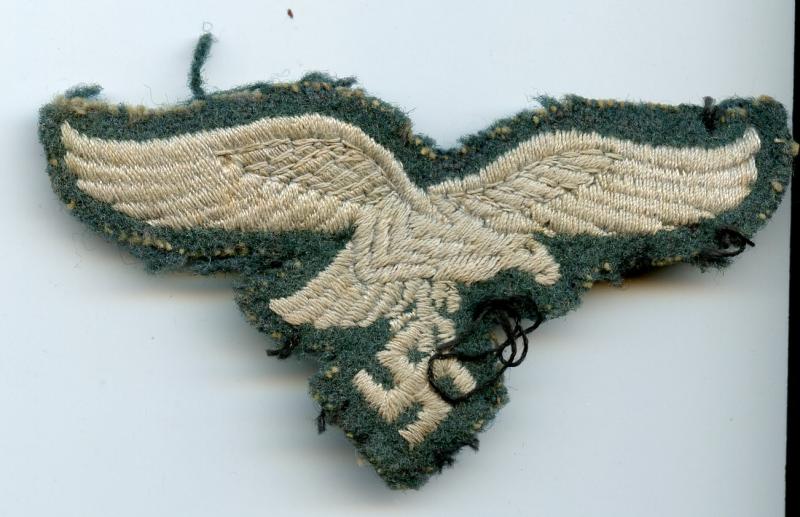 WW2 German  Luftwaffe breast eagle Cloth Badge