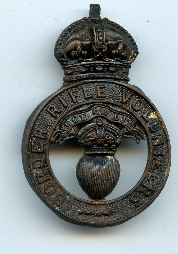 Border Rifle Volunteers Glengarry Badge