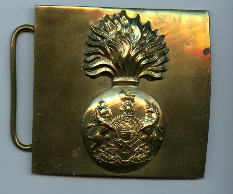 Royal Scots Fusiliers Brass Belt Plate Buckle