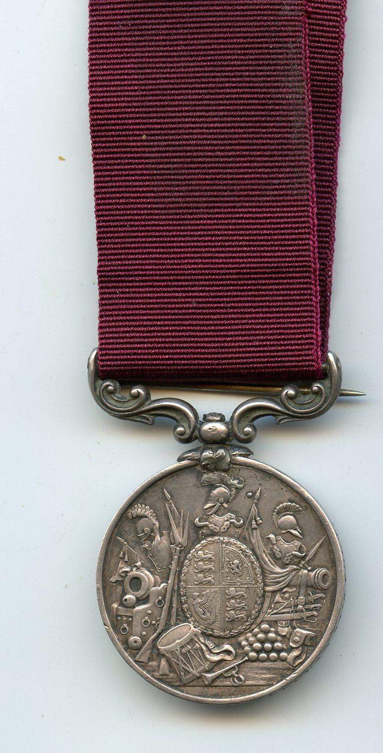 Army Long Service & Good Conduct Medal To Cpl Hugh McLellan, 74th Foot. ( Highland Light Infantry)