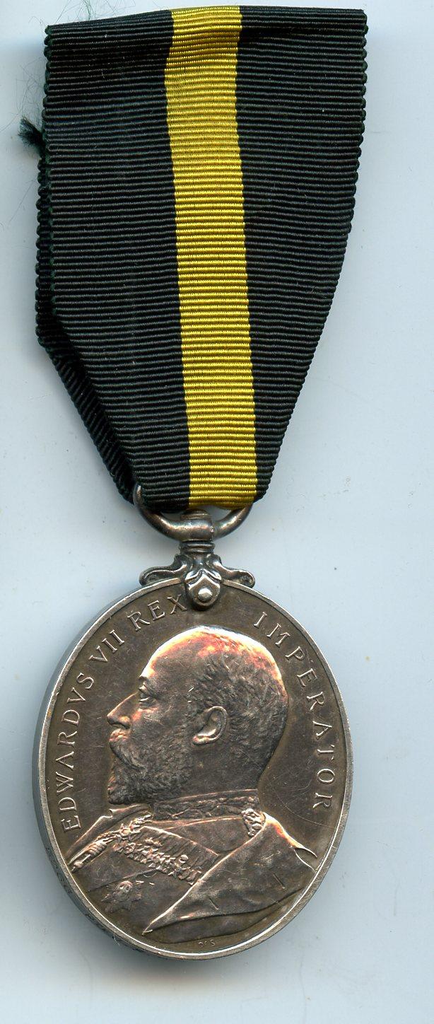 Territorial Force Efficiency Medal Edward VII To  Pte J. S. Walsh, 8th (City of London) Battalion