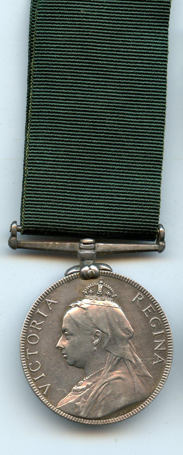 Volunteer Force Long Service; Medal Victoria To Cpl F Appleyard, 1st East Riding Of Yorkshire Volunteer Artillery