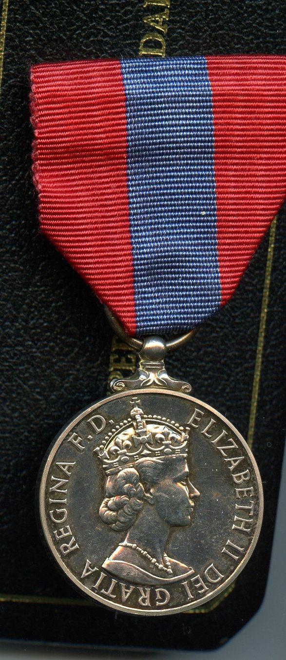 Imperial Service Medal  Queen Elizabeth II Benjamin Richard  Howells