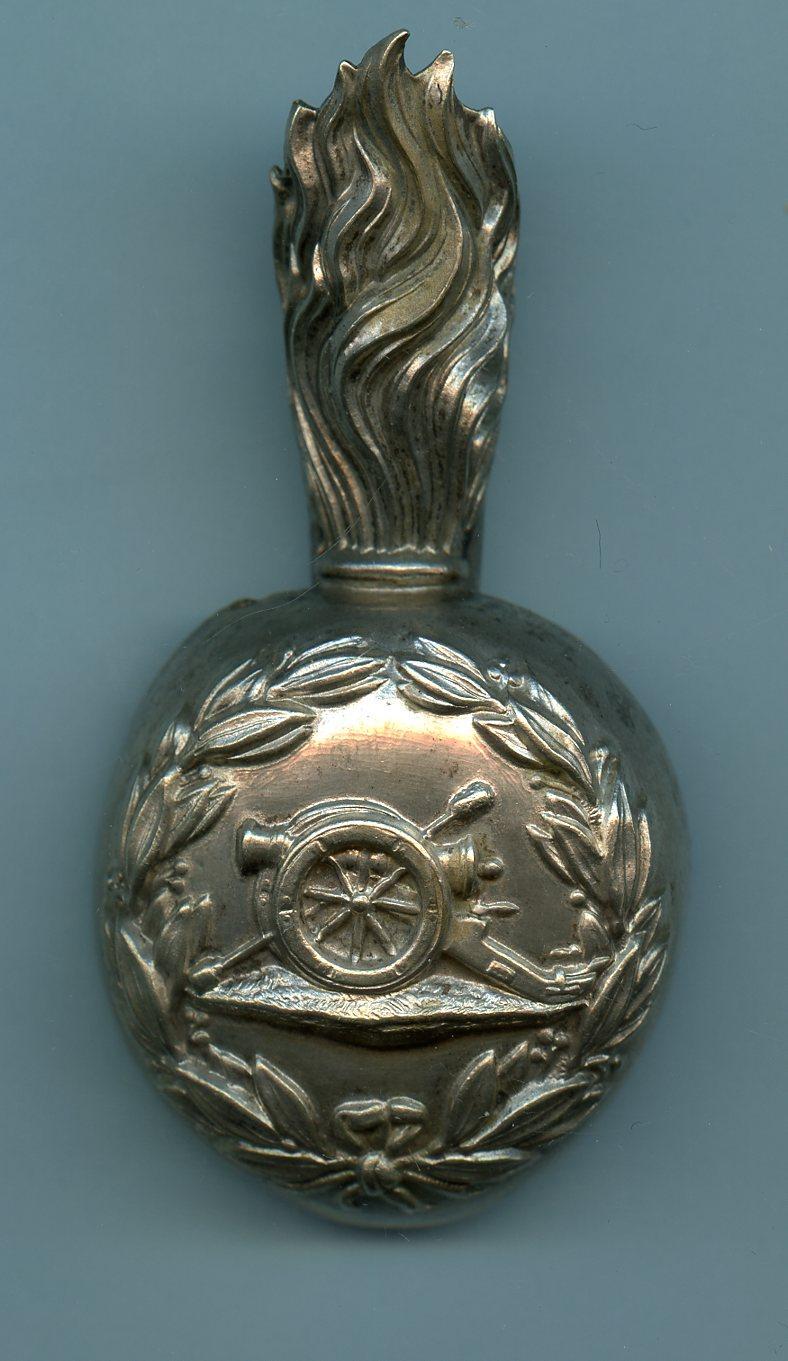 Artillery Volunteers General pattern  OR's busby grenade Badge