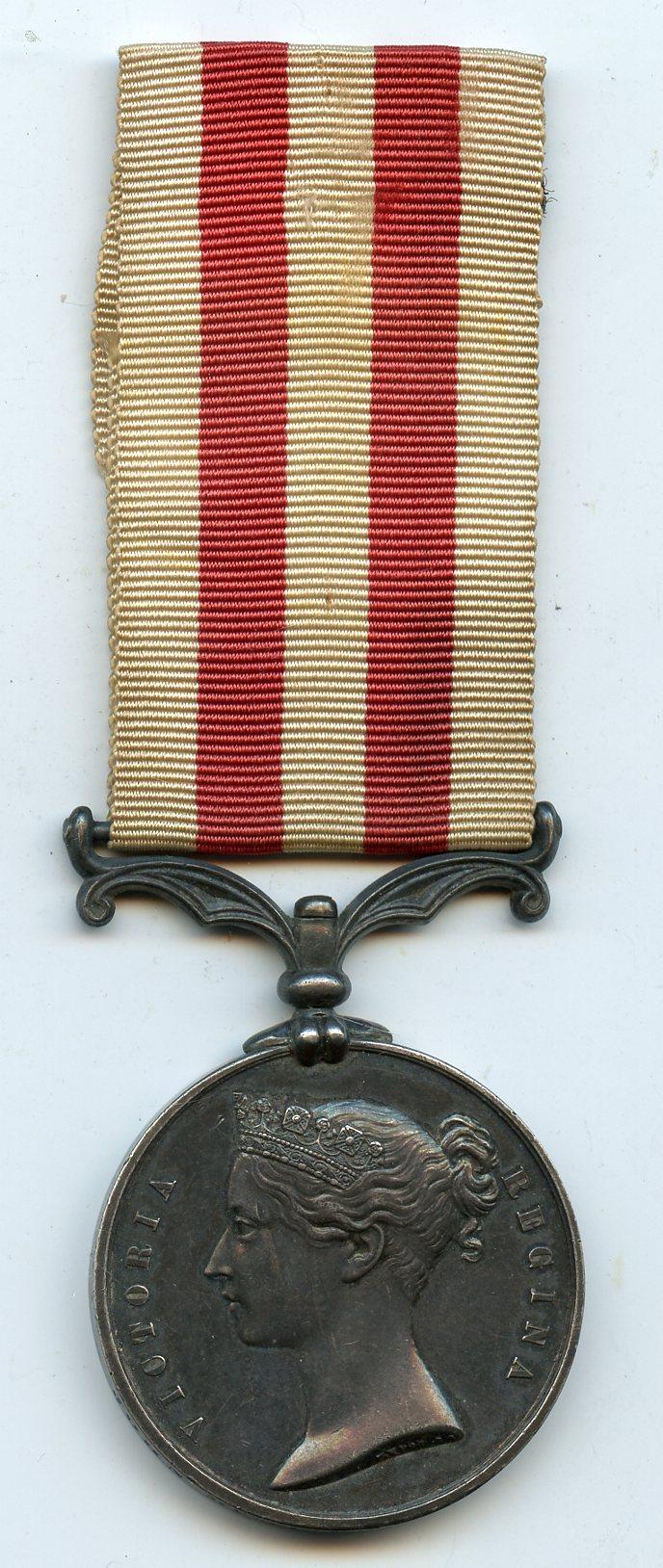 India Mutiny Medal 1857 :  To John McMichael, 82nd Regt  (South Lancashire Regiment).