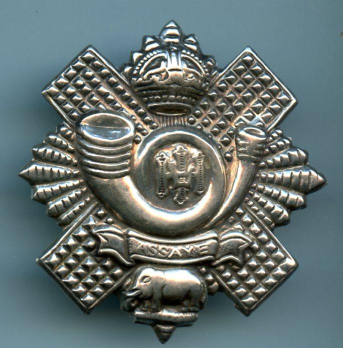 Highland Light Infantry Silver Plated Cap Badge