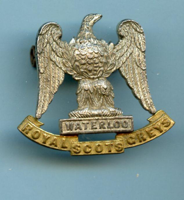 Royal Scots Greys Officers Cap Badge