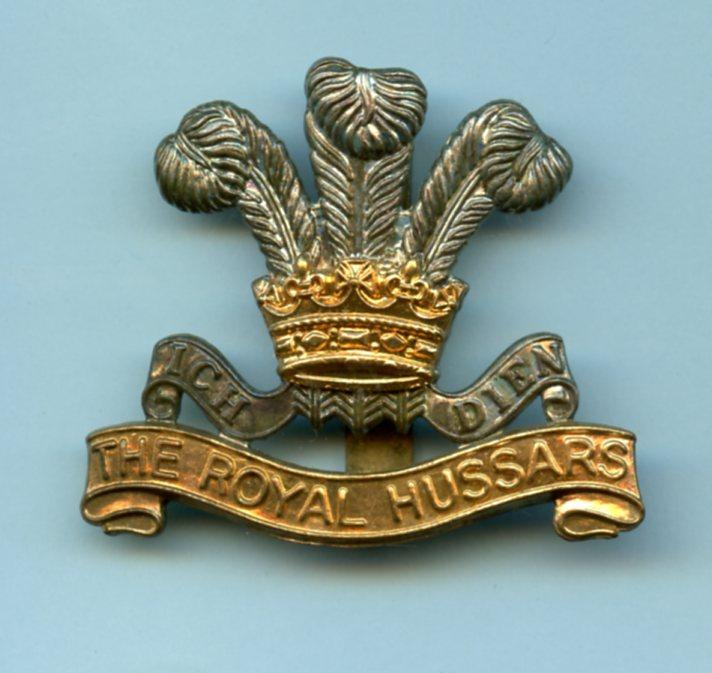 10th Royal Hussars Prince of Wales Own Cap Badge