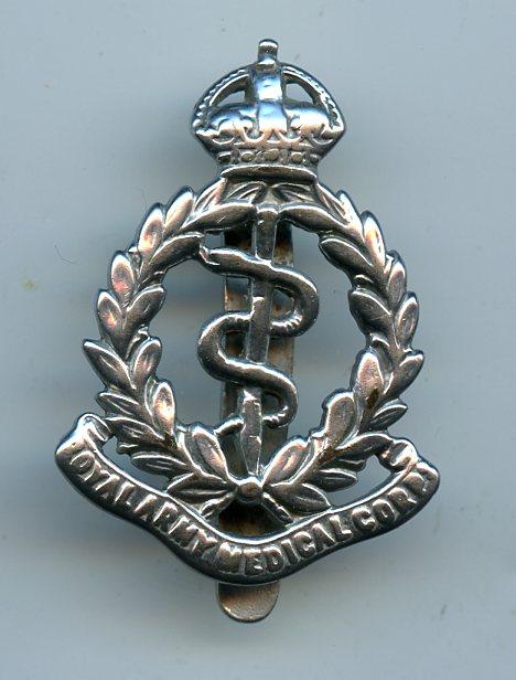 Royal Army Medical Corps Chrome Bandsmans Cap Badge