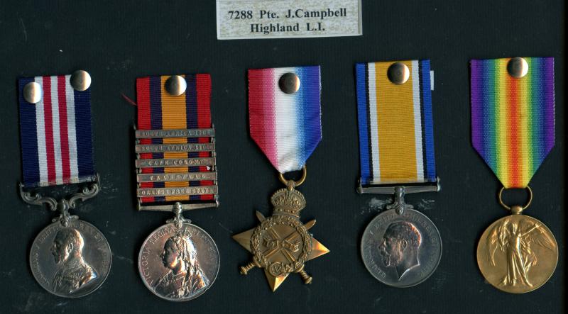 Military Medal Group to Company Sergeant Major John Campbell, Highland Light Infantry