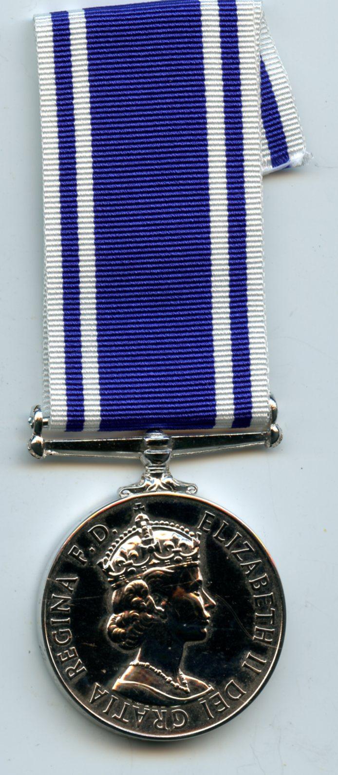 Police Long Service Medal : QE2: To Paul Wright