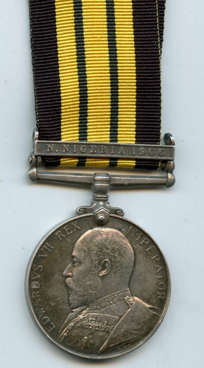 Africa General Service 1902-56, 1 clasp, N. Nigeria 1906