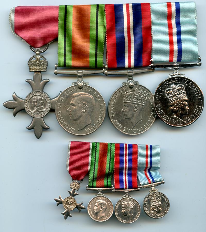 Order of the British Empire, MBE WW2 &  Rhodesia 1980 Medal Group of Medals