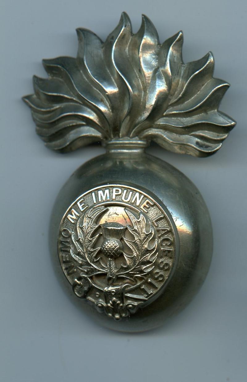 1st Volunteer Battalion  Royal Scots Fusiliers Officer's glengarry badge