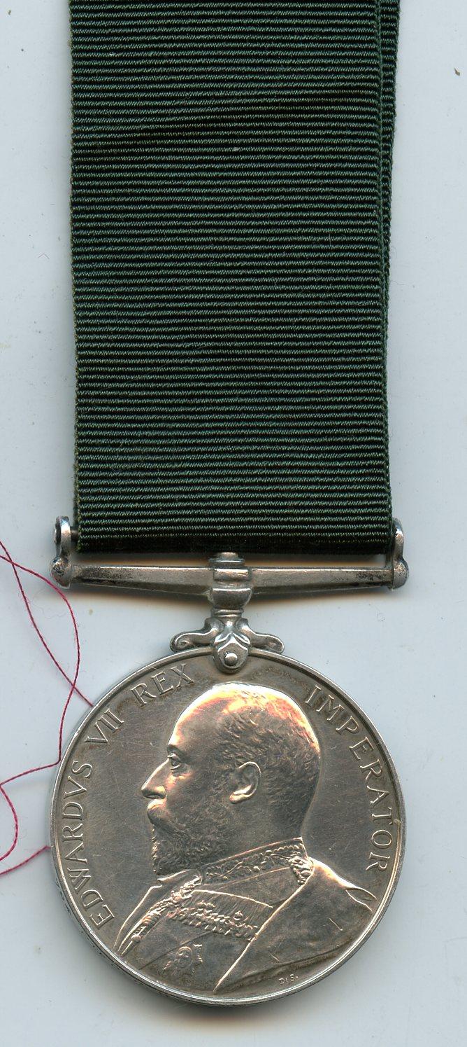 Volunteer Force Long Service Medal To Pte C . S. White, 2nd Volunteer Battalion East Yorkshire Regiment