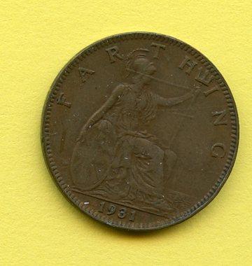 UK George VI  Farthing Coin Dated 1931
