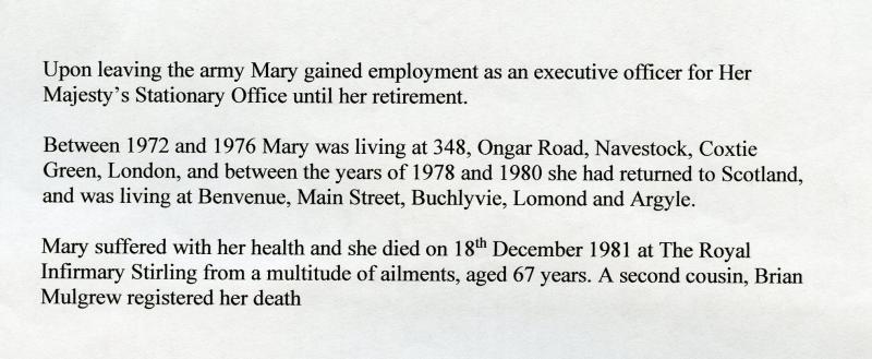 WW2 Territorial Medal Group To Subaltern Mary Isabella Brand Mulgrew, Auxiliary Territorial service
