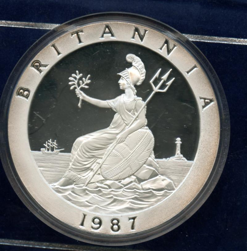 British Numismatic Trade Association BNTA 1987 Silver Britannia Coinex Medal
