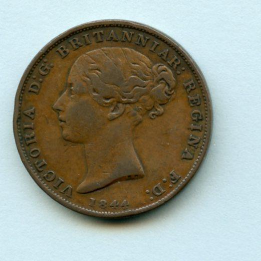 Jersey  1/26th of a Shilling Coin Dated 1844