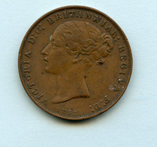 Jersey  1/26th of a Shilling Coin Dated 1858