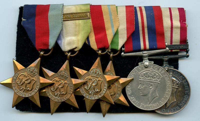 WW2 & Yangtze 1949 Naval Medal Group