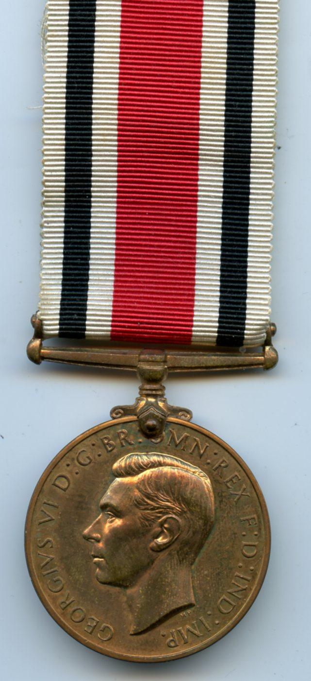 Special Constabulary Long Service Medal:George VI David Hughes