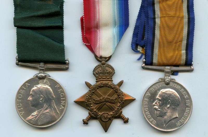 Volunteer Force Long Service Pte Sgt T Whyte, Highland Light Infantry