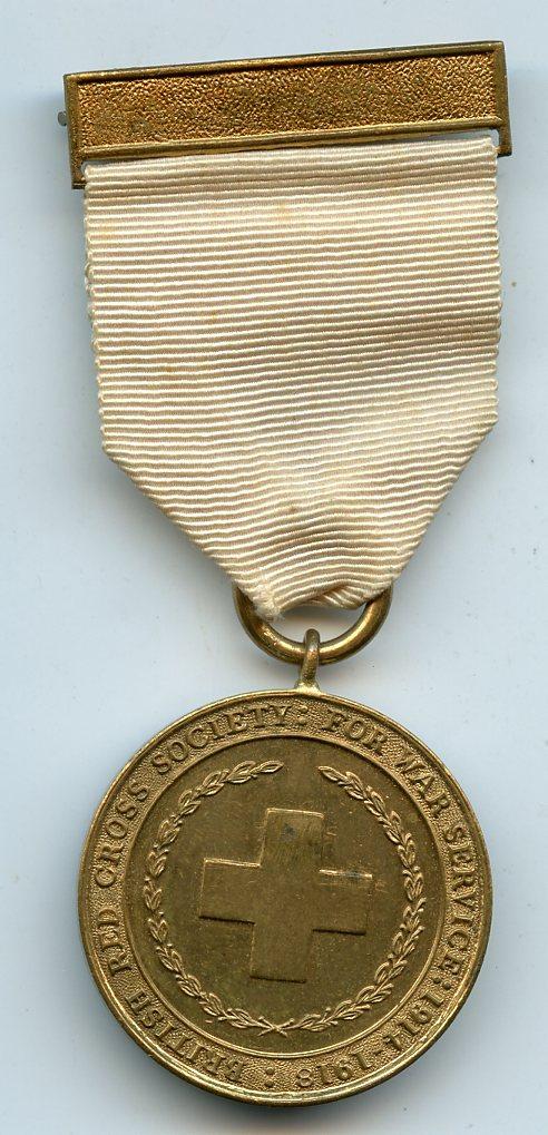 WW1 British Red Cross Society 1914-18 War Service  Medal