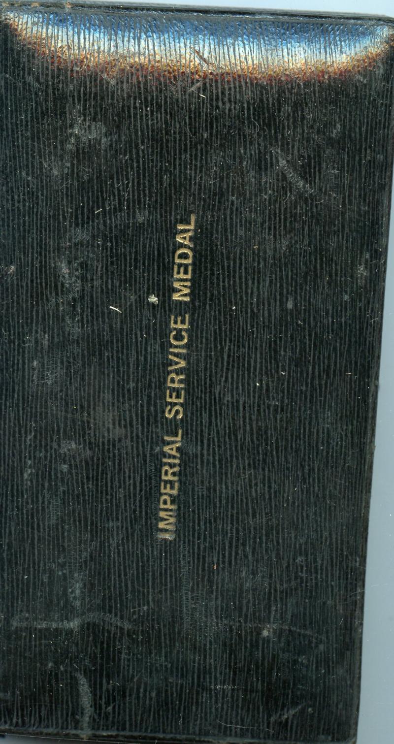 Imperial Service Medal Early Star Shaped Medal Elkington of London Fitted Medal Box
