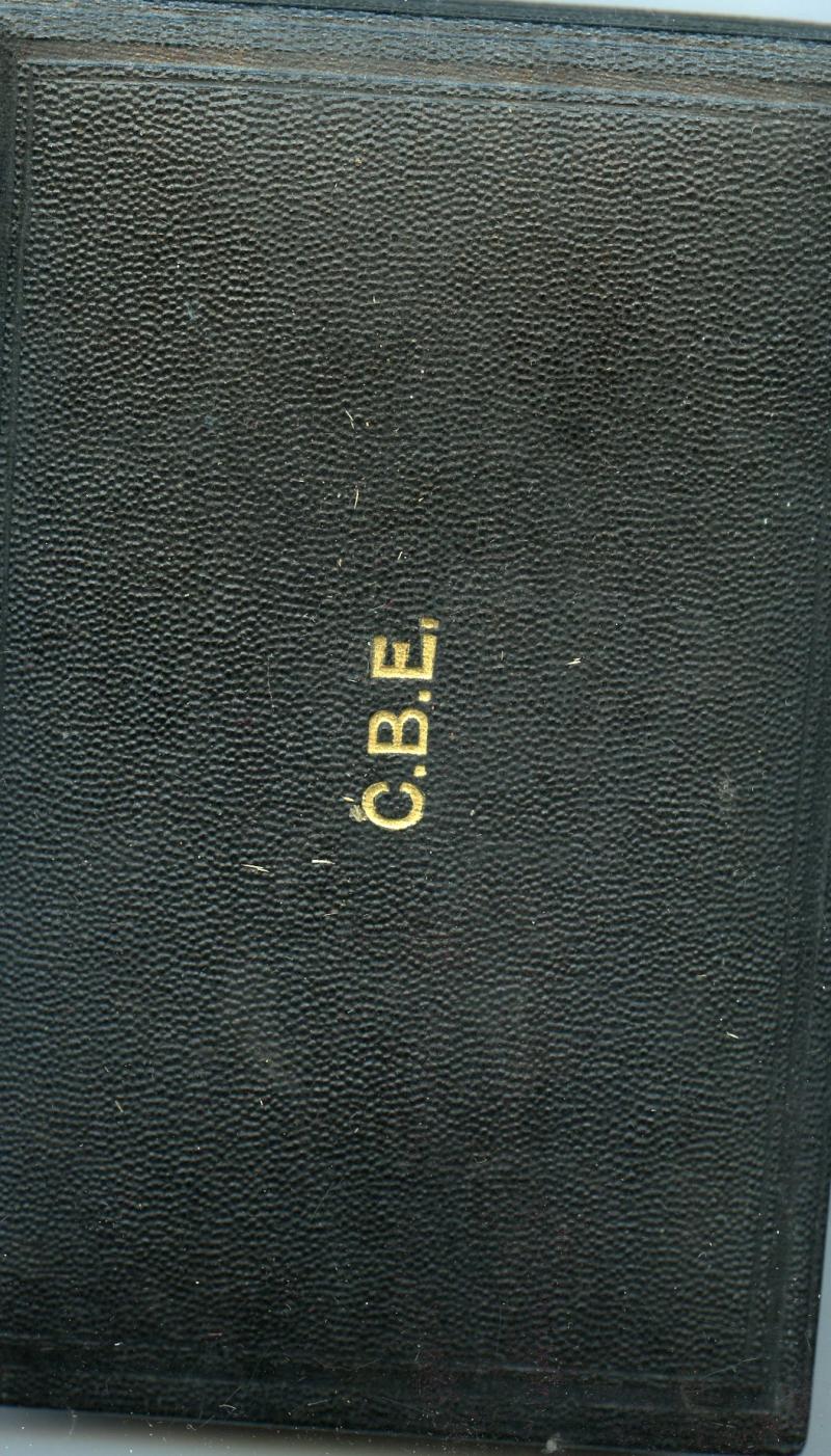 Commander of the British Empire C.B.E Garrad & Co  Box