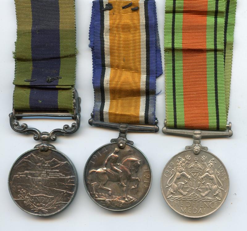WW1 & Afghanistan Medal Group To Pte William Watts,1/4th Battalion Queen's Own (Royal West Kent Regiment)