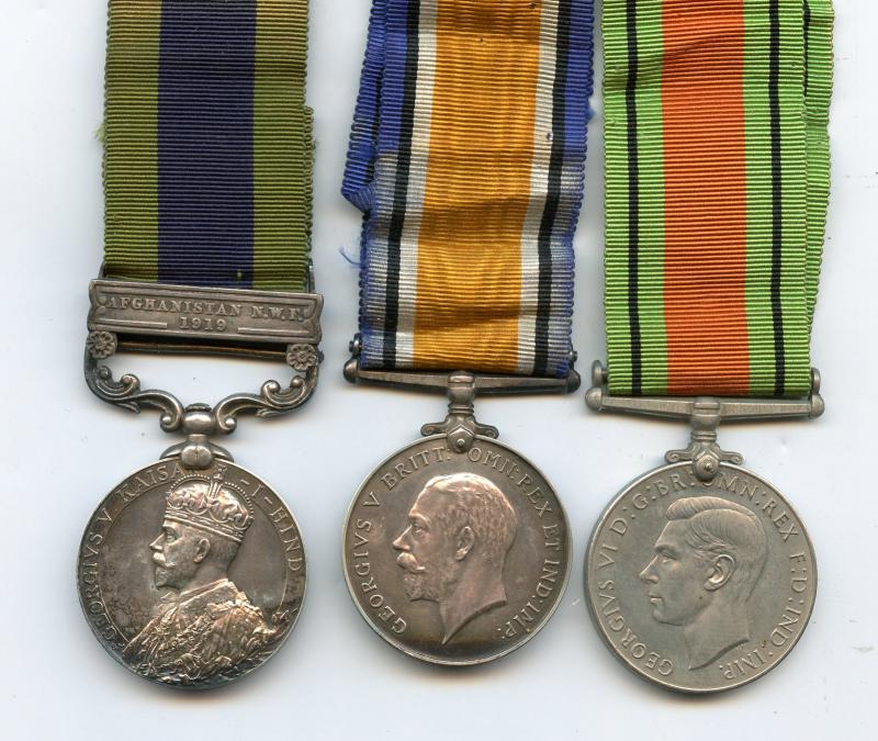 WW1 & Afghanistan Medal Group To Pte William Watts,1/4th Battalion Queen's Own (Royal West Kent Regiment)