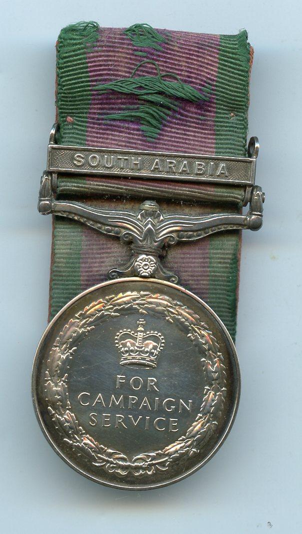 Campaign Service Medal 1962 1 Clasp South Arabia To  L/Cpl A Edwards, Welsh Guards