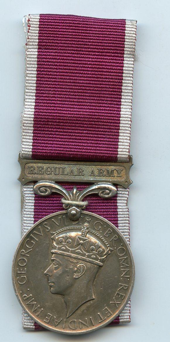 Army Long Service and Good Conduct Medal : To  Cpl G. R, Tanner, Royal Army Service Corps