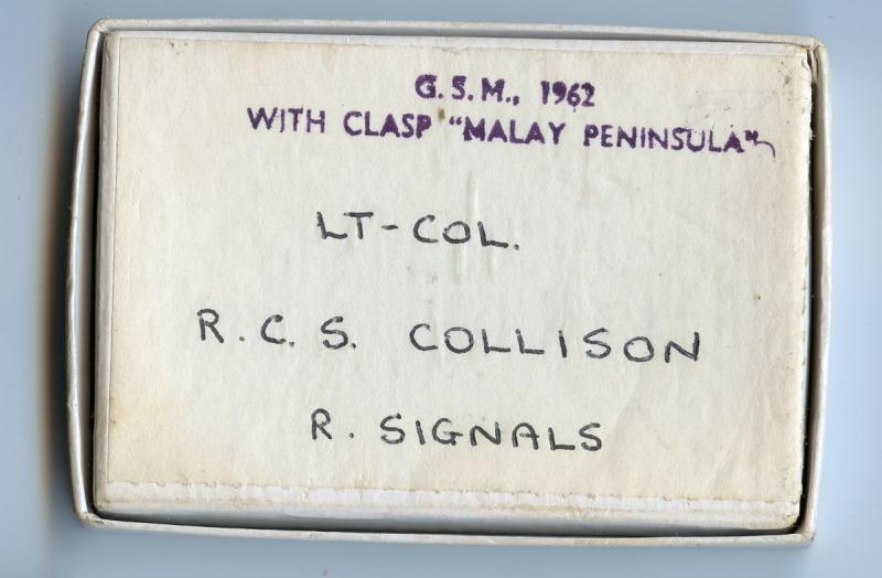 WW2 GSM & CSM Medal Group to LT-COL R.C.S. Collinson, Royal Signals
