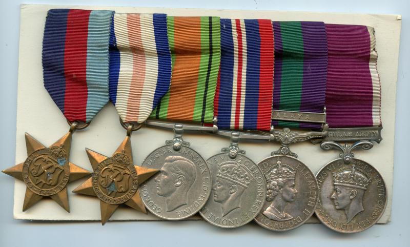 WW2 with Malaya & LSGC Medal Group To  W.O.CL2 L G Head, Royal Engineers
