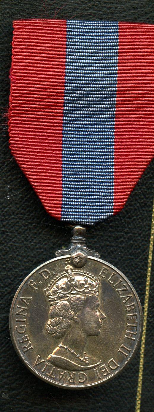 Imperial Service Medal Elizabeth II To Cecil John Clements