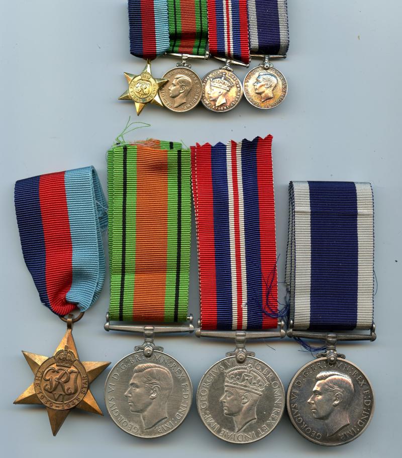 WW2 Naval Group To Leading Seaman N S Ingram, HMS Glendower