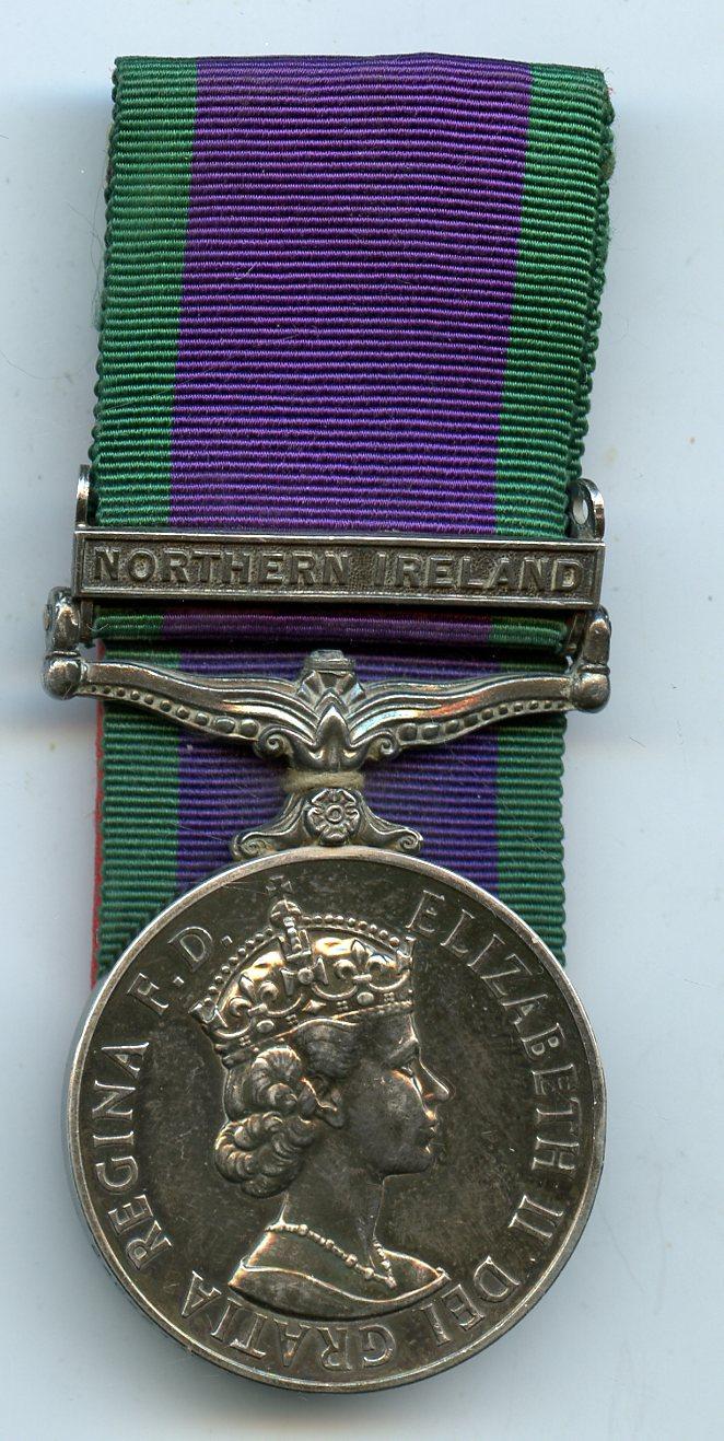 Campaign Service Medal 1962  1 Clasp Northern Ireland To A Craftsman in the Royal Electrical & Mechanical Engineers REME