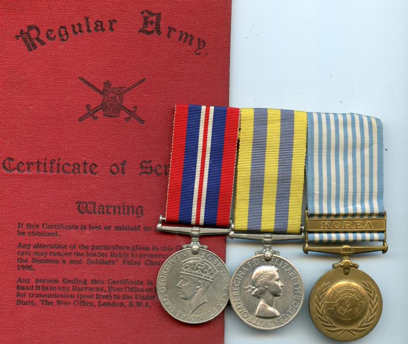 WW2 & Korean War Medal Group To Sapper William McGowan, Royal Engineers & Inniskilling Fusiliers