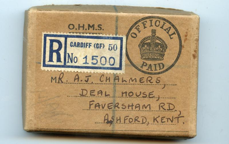 Naval General Service Medal 1909-62 Near East To A J Chalmers, Merchant Navy