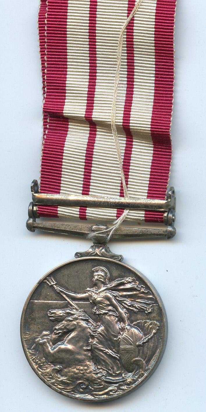 Naval General Service Medal 1909-62 Near East To A J Chalmers, Merchant Navy