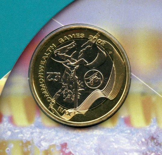 UK 2002 Brilliant Uncirculated Commonwealth Games Manchester £2 Four Coin Set
