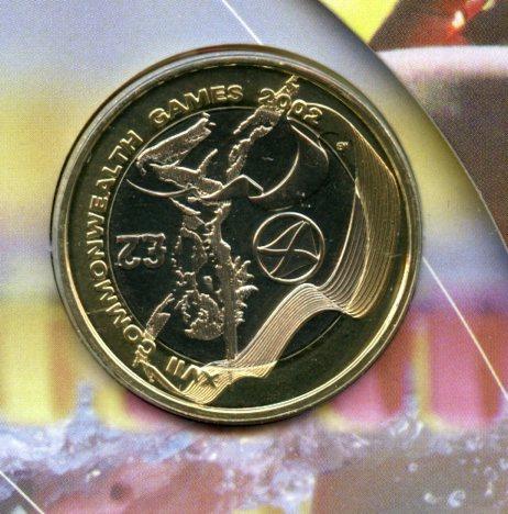 UK 2002 Brilliant Uncirculated Commonwealth Games Manchester £2 Four Coin Set
