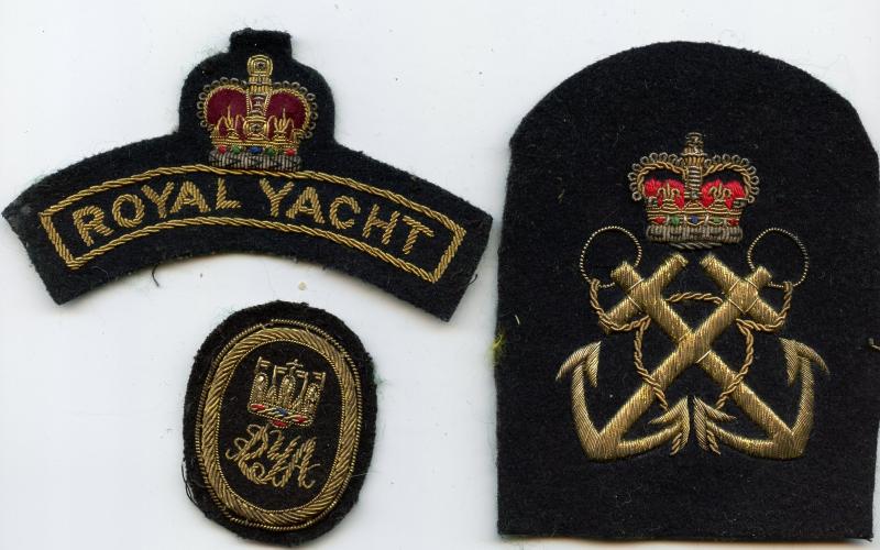 Royal Yacht Britannia Cloth Badges