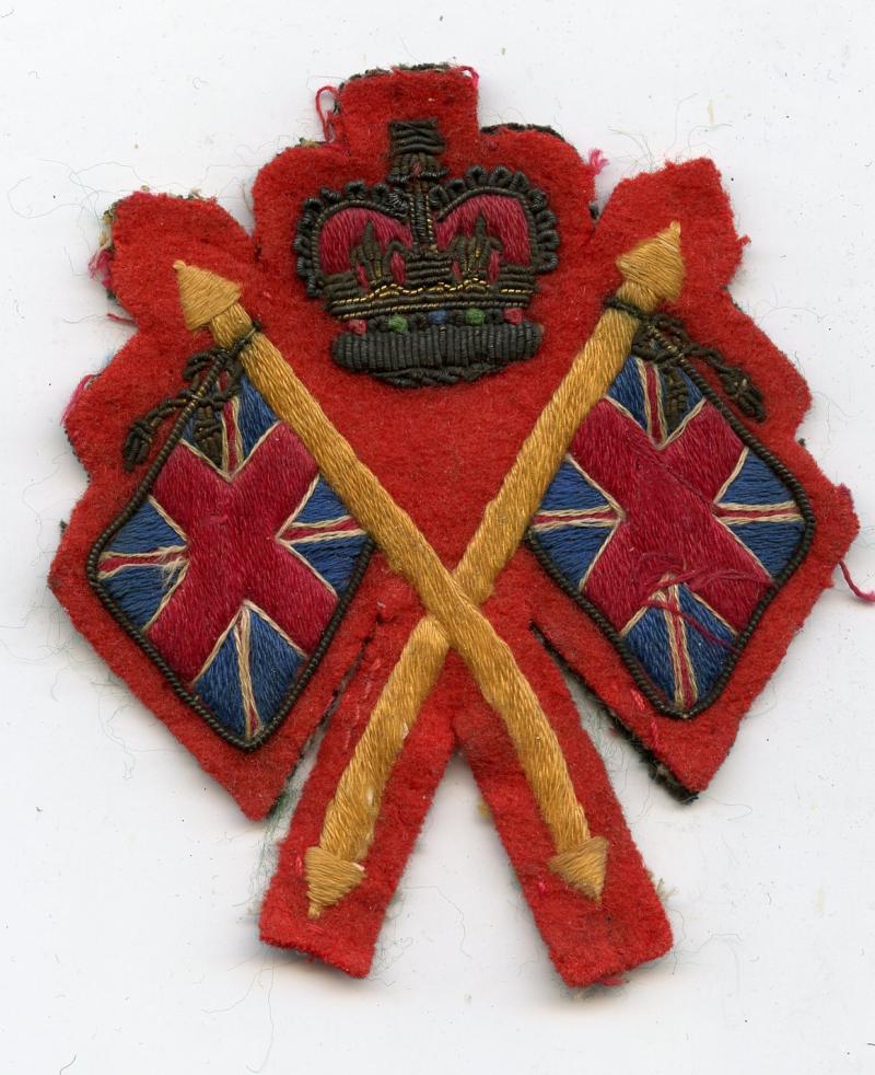 British Army Recruiting Sergeants  Cloth Sgts Sleeve Arm Badge